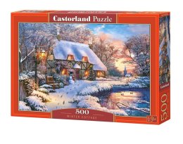 Puzzle 500 Winter Cottage CASTOR