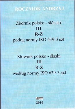 Zbornik polsko-ślónski III R-Z Słownik polsko-śląski