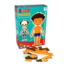 Gigantyczne puzzle Moje ciało Chłopiec 26el