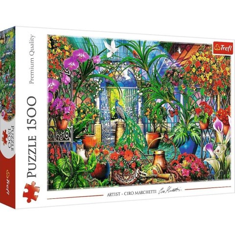 Puzzle 1500 Tajemniczy ogród TREFL