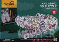 Puzzle 3D Smok do kolorowania