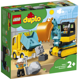 Lego Duplo 10931 Ciężarówka i koparka gąsienicowa