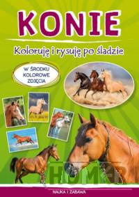 Konie Koloruję i rysuję po śladzie