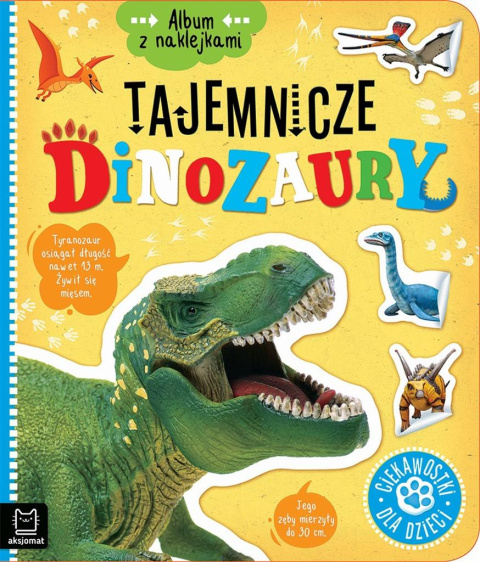 Album z naklejkami Tajemnicze dinozaury