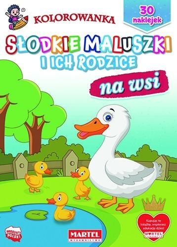 Słodkie maluszki i ich rodzice. Na wsi