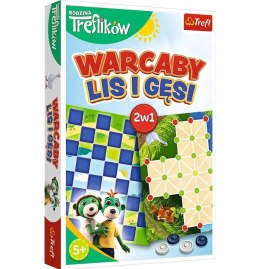 Warcaby Lis i Gęsi - Rodzina Treflików TREFL