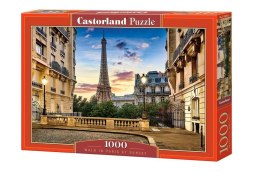 Puzzle 1000 Walk in Paris at Sunset CASTOR