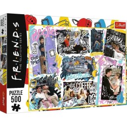Puzzle 500 Przyjaciele kolaż Trefl
