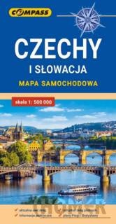 Czechy i Słowacja 1:500 000 Mapa samochodowa