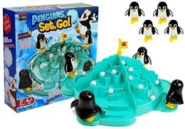 Pingwiny na lodowcu