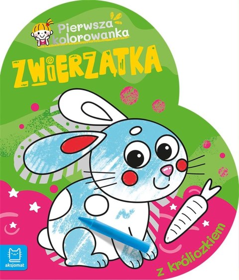 Zwierzątka Pierwsza kolorowanka z króliczkiem