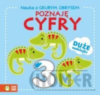 Nauka z grubym obrysem Poznaję cyfry