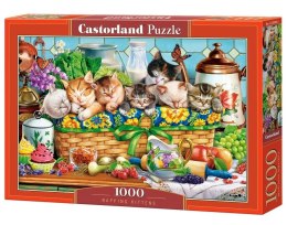 Puzzle 1000 Napping Kittens CASTOR