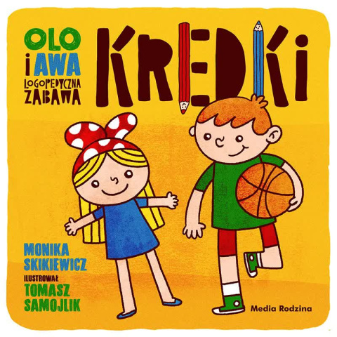 Olo i Awa Logopedyczna zabawa Kredki