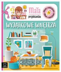 Album z naklejkami Mała projektantka Wyjątkowe wnętrza