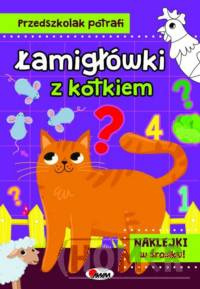 Przedszkolak potrafi Łamigłówki z kotkiem