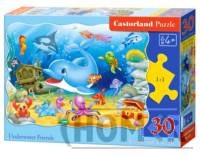 Puzzle 30 konturowe Underwater Friends