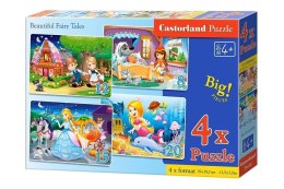 Puzzle x 4 - Beautiful Fairy Tales CASTOR