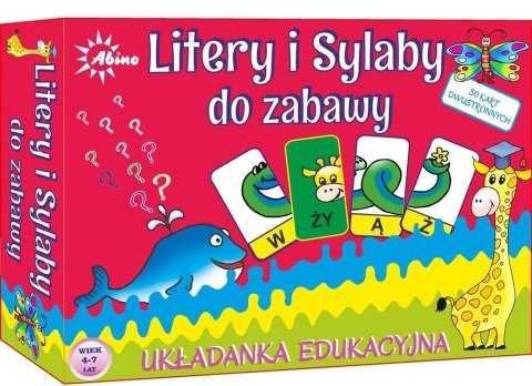 Układanka - Litery i sylaby ABINO