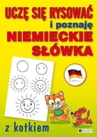 Uczę się rysować i poznaję niemieckie słówka kotek