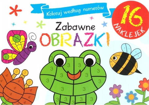 Zabawne obrazki. Koloruj według numerów