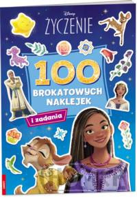 Disney Życzenie 100 Brokatowych naklejek