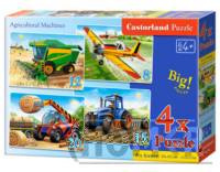 4x1 Puzzle 8-12-15-20 Agricultural Machines