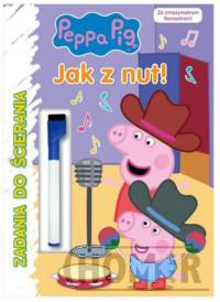 Peppa Pig Zadania do ścierania Jak z nut!