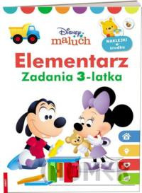 Disney maluch Elementarz Zadania 3-latka