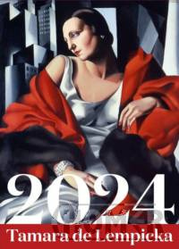 Kalendarz 2024 luksusowy Tamara de Lempicka Wielkoformatowy