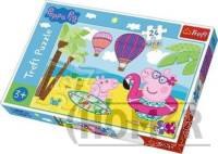 Puzzle 24 Maxi Świnka Peppa na wakacjach