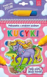 Malowanka z pisakiem wodnym Kucyki