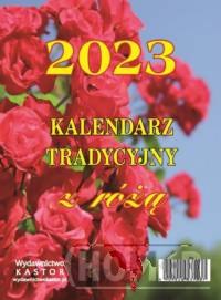 Kalendarz 2023 KL14 Tradycyjny z różą zdzierak