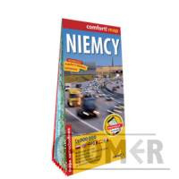 Niemcy 1:900 000 laminowana mapa samochodowa