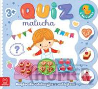 Quiz malucha. Książeczka edukacyjna z naklejkami z kaczuszką 3+