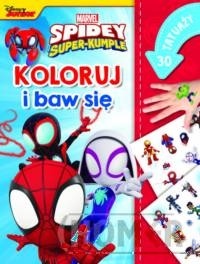 Marvel Spidey i Super-kumple Koloruj i baw się. 30 tatuaży