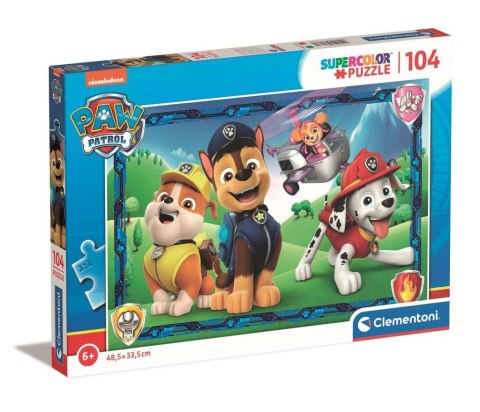 Puzzle 104 Super Kolor Paw Patrol