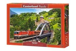 Puzzle 500 Pociąg na moście CASTOR