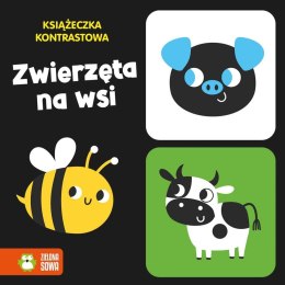 Książeczka kontrastowa. Zwierzęta na wsi