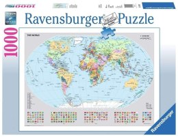 Puzzle 1000 Polityczna mapa świata