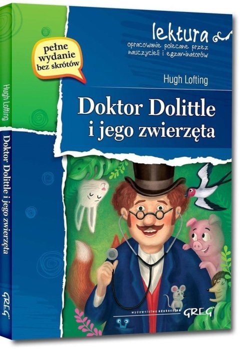 Doktor Dolittle i jego zwierzęta z oprac. GREG