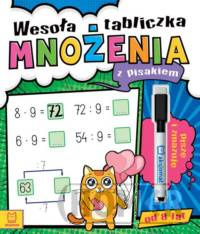 Wesoła tabliczka mnożenia z pisakiem Piszę i zmazuję od 8 lat