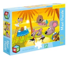 Maxi Puzzle 12 Rajska wyspa