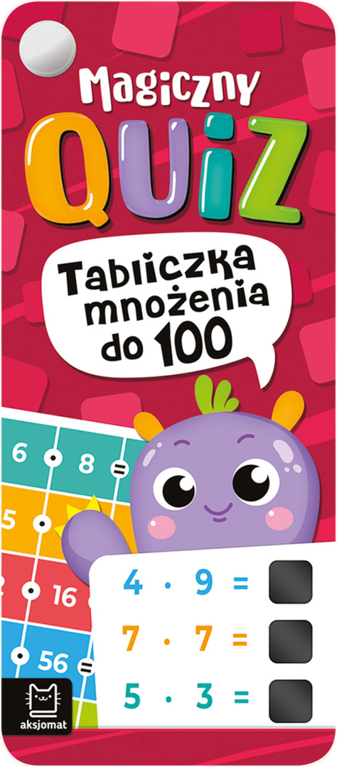 Magiczny quiz. Tabliczka mnożenia do 100. Z nitem