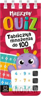 Magiczny quiz Tabliczka mnożenia do 100 Na spirali