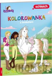 Horse Club Kolorowanka z brokatem