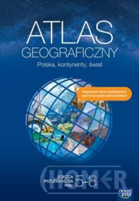 Atlas geograficzny Polska kontynenty świat Szkoła podstawowa Klasa 5-8