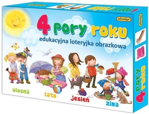 Edukacyjna loteryjka obrazkowa - 4 pory roku