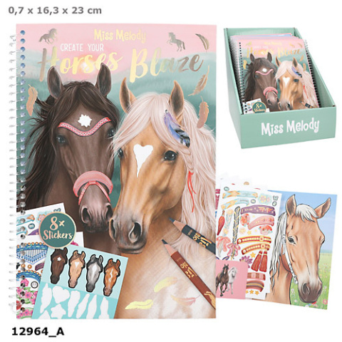 Kolorowanka Miss Melody Horses Blaze 12964A