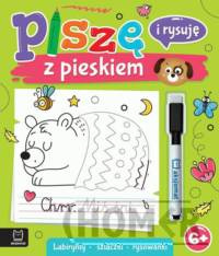 Piszę i rysuję z pieskiem. Labirynty, szlaczki, rysowanki. Ścieralny pisak